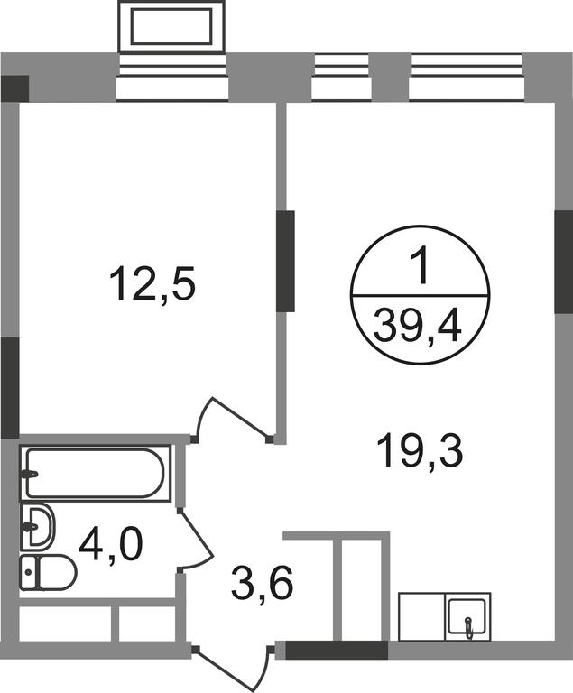 Apartment Sale, 39.4平方米 at Pervyi Moskovskiy, ulitsa Bianki, 1, Moskovskiy, Moscow, Russia #1 Apartment Sale, 39.4平方米 at Pervyi Moskovskiy, ulitsa Bianki, 1, Moskovskiy, Moscow, Russia #1