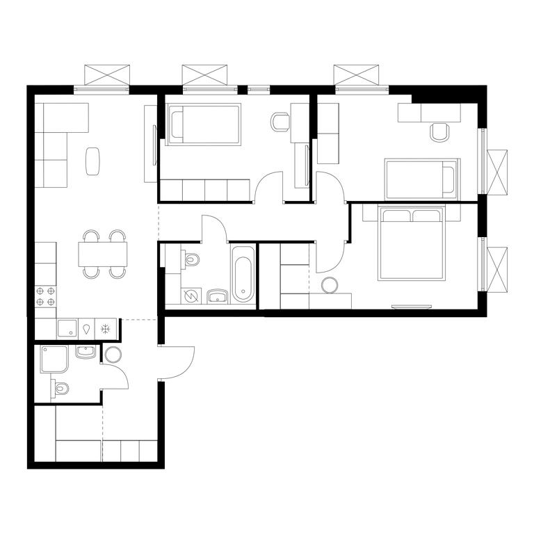 3-BD Apartment Sale, 81.5 sq. m. at Yauza Park, ulitsa Kolontsova, 4, Mytischi, Moscow Region, Russia #1 3-BD Apartment Sale, 81.5 sq. m. at Yauza Park, ulitsa Kolontsova, 4, Mytischi, Moscow Region, Russia #1