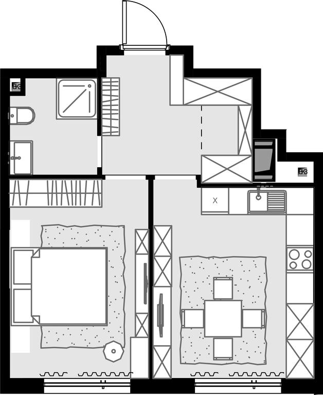 1-BD Apartment Sale, 38.8 sq. m. at Malevich, Otradnaya Street, 8, Moscow, Russia #1 1-BD Apartment Sale, 38.8 sq. m. at Malevich, Otradnaya Street, 8, Moscow, Russia #1