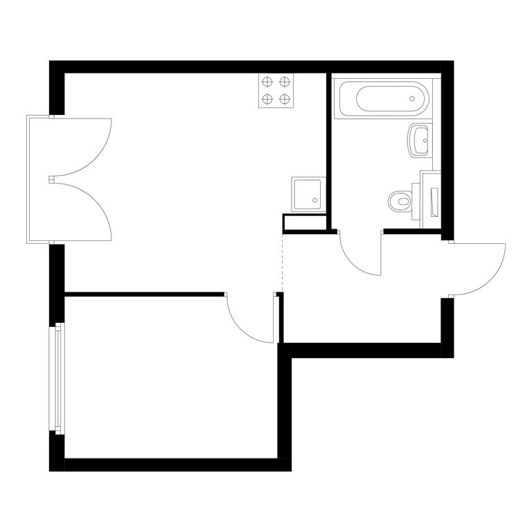 1-BD Apartment Sale, 36.2平方米 at Barklaya 6, Barklaya Street, 6, Moscow, Russia #1 1-BD Apartment Sale, 36.2平方米 at Barklaya 6, Barklaya Street, 6, Moscow, Russia #1