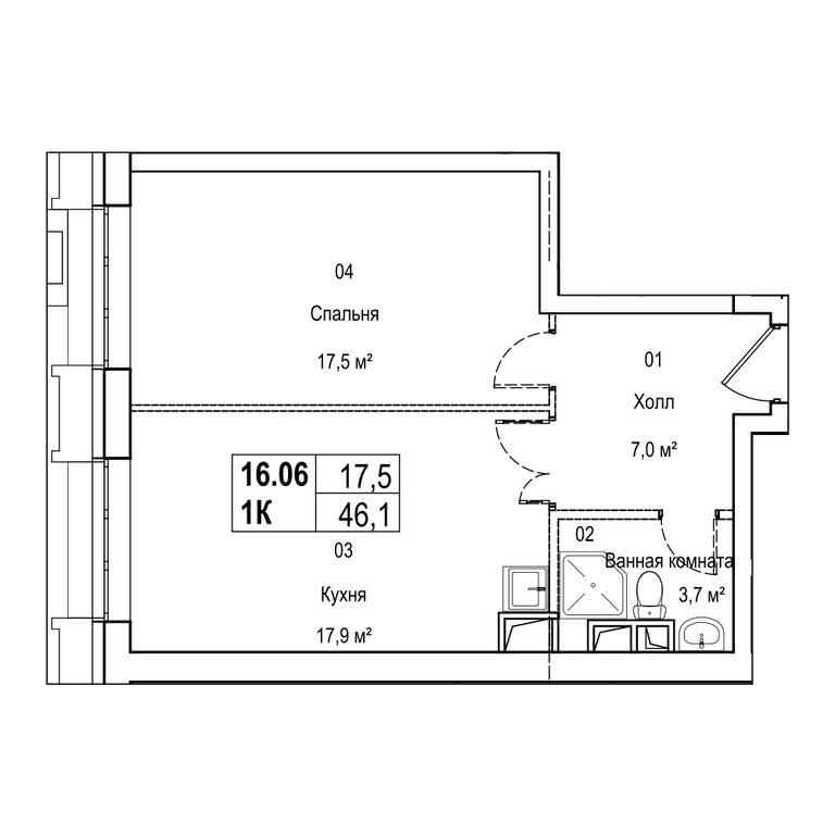 3-BD Apartment Sale, 84.2 sq. m. at Silver, Serebryakova Drive, 11к1, Moscow, Russia #2 3-BD Apartment Sale, 84.2 sq. m. at Silver, Serebryakova Drive, 11к1, Moscow, Russia #2