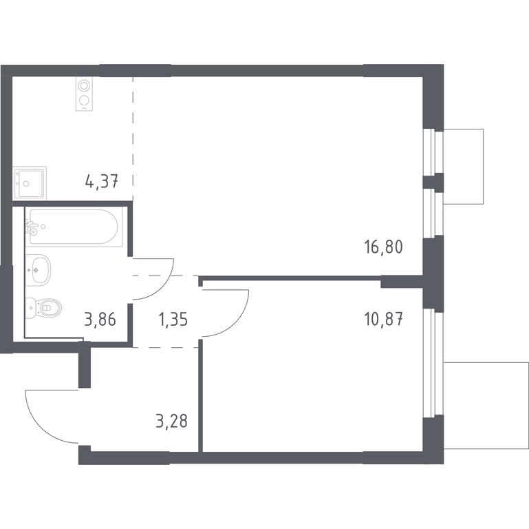Apartment Sale, 40.53 sq. m. at Mytishchi Park, Silikatnaya ulitsa, 41к3, Mytischi, Moscow Region, Russia #1 Apartment Sale, 40.53 sq. m. at Mytishchi Park, Silikatnaya ulitsa, 41к3, Mytischi, Moscow Region, Russia #1