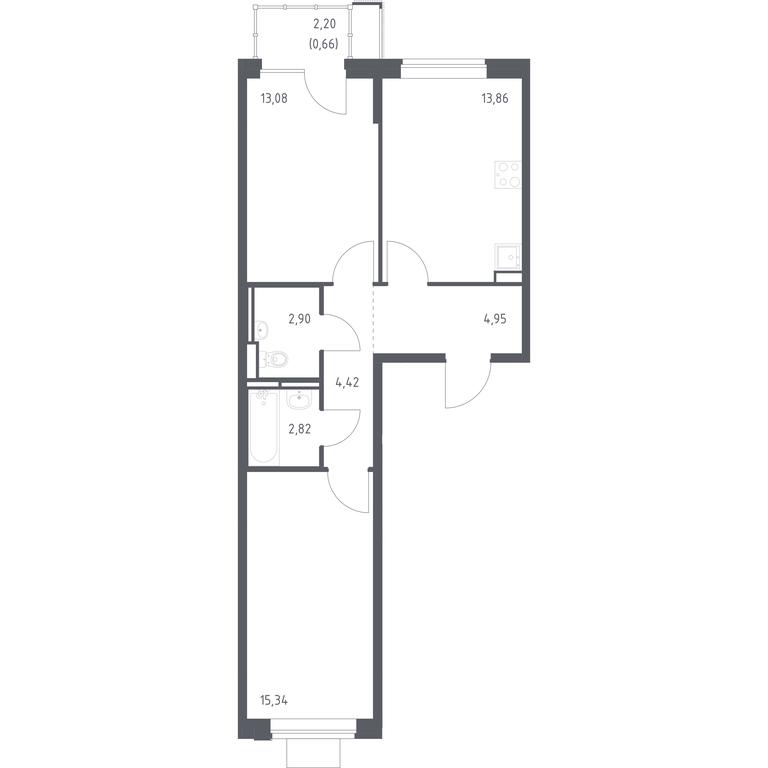 1-BD Apartment Sale, 58.03 sq. m. at Pribrezhnyi Park, Pribrezhniy Park Residential Complex, Village of Yam, Domodedovo City District, Moscow Region, Russia #1 1-BD Apartment Sale, 58.03 sq. m. at Pribrezhnyi Park, Pribrezhniy Park Residential Complex, Village of Yam, Domodedovo City District, Moscow Region, Russia #1