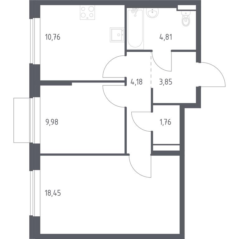 Продажа 1-комн. квартиры, 53,79 м² в ЖК «Квартал Авиаторов», улица Колдунова, микрорайон Авиаторов, Балашиха, Московская область, Россия #1 Продажа 1-комн. квартиры, 53,79 м² в ЖК «Квартал Авиаторов», улица Колдунова, микрорайон Авиаторов, Балашиха, Московская область, Россия #1