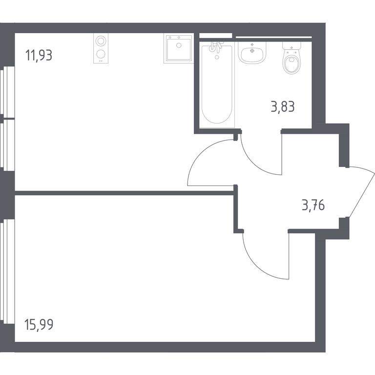 Apartment Sale, 35.51 sq. m. at Ostafevo, Ostafyevskoe Highway, 12к1, Ryazanovskoe Settlement, Moscow, Russia #1 Apartment Sale, 35.51 sq. m. at Ostafevo, Ostafyevskoe Highway, 12к1, Ryazanovskoe Settlement, Moscow, Russia #1