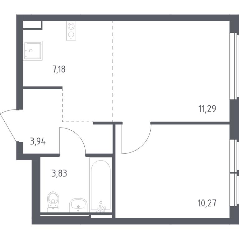 Apartment Sale, 36.51 sq. m. at Ostafevo, Ostafyevskoe Highway, 12к1, Ryazanovskoe Settlement, Moscow, Russia #1 Apartment Sale, 36.51 sq. m. at Ostafevo, Ostafyevskoe Highway, 12к1, Ryazanovskoe Settlement, Moscow, Russia #1
