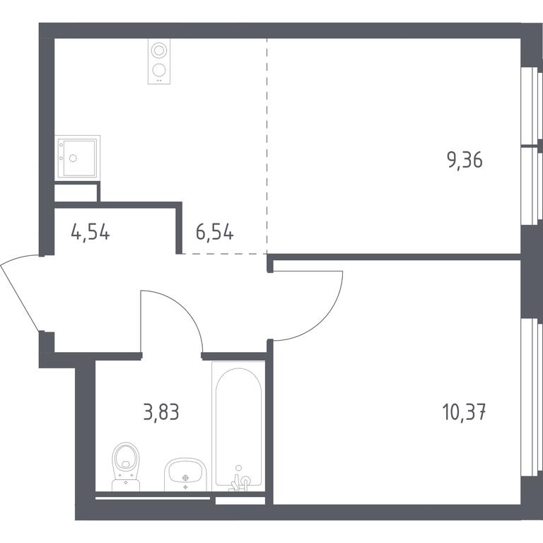 Apartment Sale, 34.64 sq. m. at Ostafevo, Ostafyevskoe Highway, 12к1, Ryazanovskoe Settlement, Moscow, Russia #1 Apartment Sale, 34.64 sq. m. at Ostafevo, Ostafyevskoe Highway, 12к1, Ryazanovskoe Settlement, Moscow, Russia #1