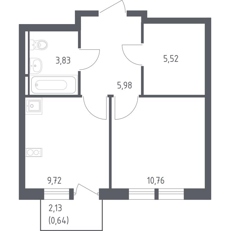 Apartment Sale, 36.45 sq. m. at Ostafevo, Ostafyevskoe Highway, 12к1, Ryazanovskoe Settlement, Moscow, Russia #2 Apartment Sale, 36.45 sq. m. at Ostafevo, Ostafyevskoe Highway, 12к1, Ryazanovskoe Settlement, Moscow, Russia #2