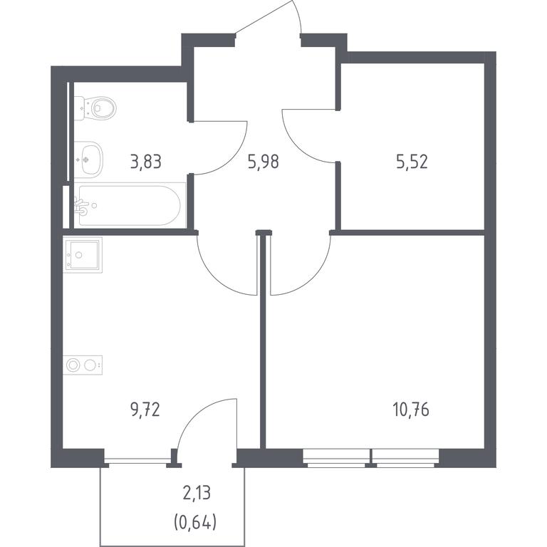 Apartment Sale, 36.45 sq. m. at Ostafevo, Ostafyevskoe Highway, 12к1, Ryazanovskoe Settlement, Moscow, Russia #1 Apartment Sale, 36.45 sq. m. at Ostafevo, Ostafyevskoe Highway, 12к1, Ryazanovskoe Settlement, Moscow, Russia #1