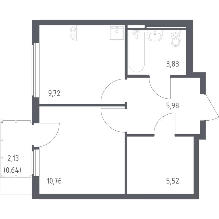 Apartment Sale, 36.45 sq. m. at Ostafevo, Ostafyevskoe Highway, 12к1, Ryazanovskoe Settlement, Moscow, Russia #1 Apartment Sale, 36.45 sq. m. at Ostafevo, Ostafyevskoe Highway, 12к1, Ryazanovskoe Settlement, Moscow, Russia #1
