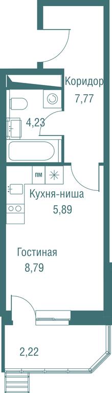 Apartment Sale, 28.9平方米 at Odinburg, Severnaya Street, 11, Odintsovo, Moscow Region, Russia #1 Apartment Sale, 28.9平方米 at Odinburg, Severnaya Street, 11, Odintsovo, Moscow Region, Russia #1