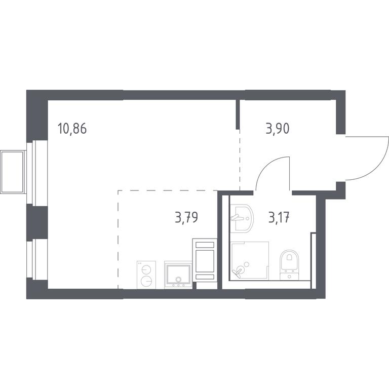 Apartment Sale, 21.6 sq. m. at Pribrezhnyi Park, Pribrezhniy Park Residential Complex, Village of Yam, Domodedovo City District, Moscow Region, Russia #1 Apartment Sale, 21.6 sq. m. at Pribrezhnyi Park, Pribrezhniy Park Residential Complex, Village of Yam, Domodedovo City District, Moscow Region, Russia #1
