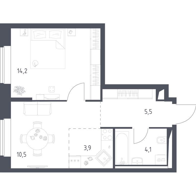 Apartment Sale, 38.09 sq. m. at Vereiskaya 41, Vereyskaya Street, 41, Moscow, Russia #1 Apartment Sale, 38.09 sq. m. at Vereiskaya 41, Vereyskaya Street, 41, Moscow, Russia #1