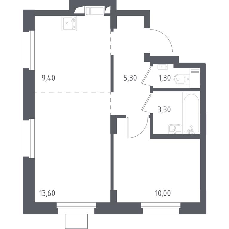 Apartment Sale, 43.3 sq. m. at Liubertsy, ulitsa Kamova, 5к1, Lyubertsy, Moscow Region, Russia #1 Apartment Sale, 43.3 sq. m. at Liubertsy, ulitsa Kamova, 5к1, Lyubertsy, Moscow Region, Russia #1