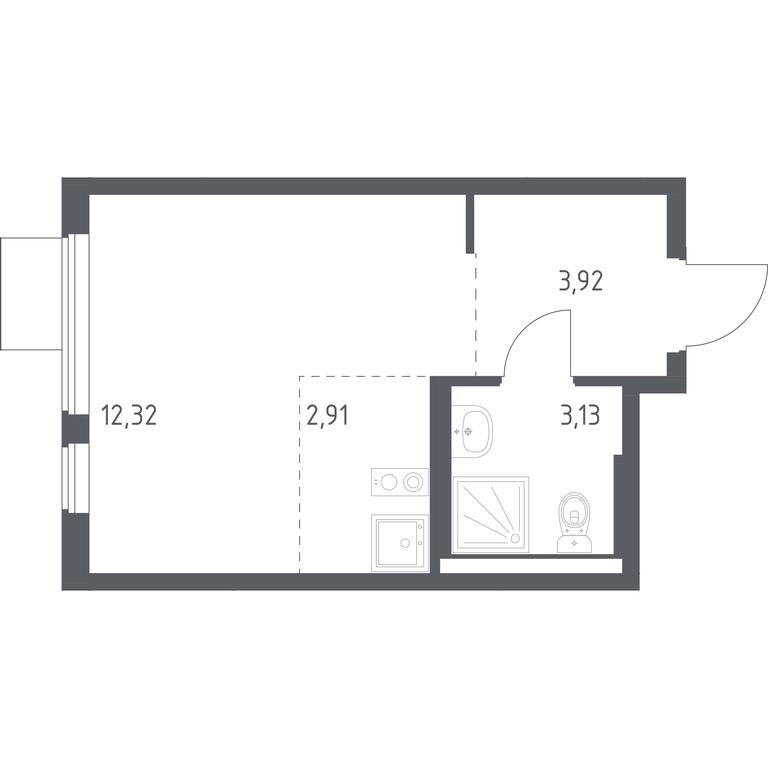 Apartment Sale, 22.28 sq. m. at Gorki Park, Shkolnaya ulitsa, 2, derevnya Korobovo, Leninskiy City District, Moscow Region, Russia #1 Apartment Sale, 22.28 sq. m. at Gorki Park, Shkolnaya ulitsa, 2, derevnya Korobovo, Leninskiy City District, Moscow Region, Russia #1