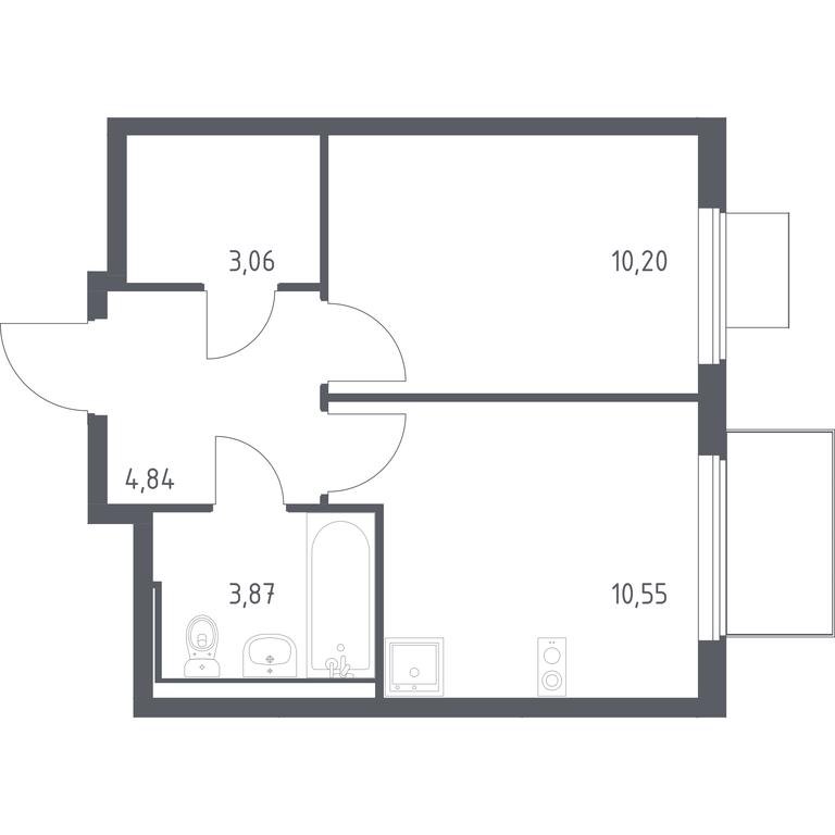 Apartment Sale, 32.52 sq. m. at Gorki Park, Shkolnaya ulitsa, 2, derevnya Korobovo, Leninskiy City District, Moscow Region, Russia #1 Apartment Sale, 32.52 sq. m. at Gorki Park, Shkolnaya ulitsa, 2, derevnya Korobovo, Leninskiy City District, Moscow Region, Russia #1