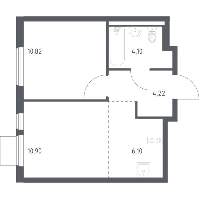 Apartment Sale, 36.14 sq. m. at Gorki Park, Shkolnaya ulitsa, 2, derevnya Korobovo, Leninskiy City District, Moscow Region, Russia #1 Apartment Sale, 36.14 sq. m. at Gorki Park, Shkolnaya ulitsa, 2, derevnya Korobovo, Leninskiy City District, Moscow Region, Russia #1