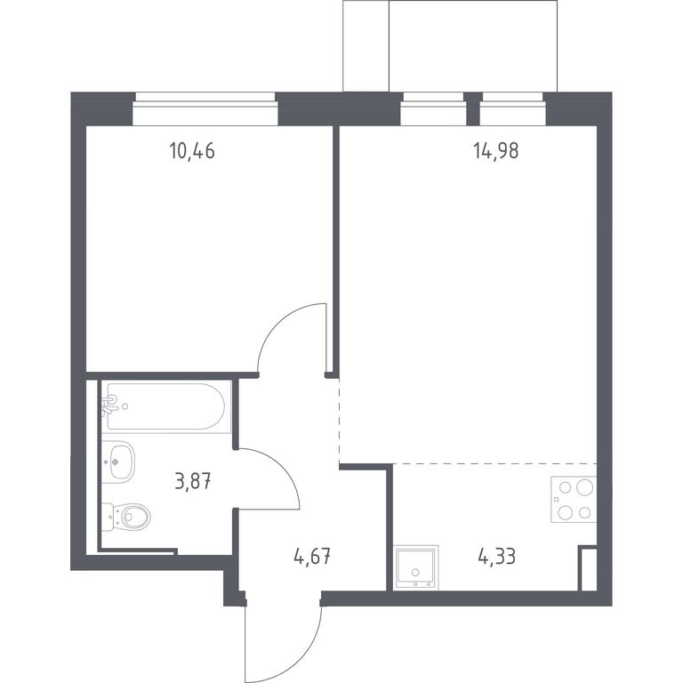 Apartment Sale, 38.31平方米 at Molzhaninovo, Leningradskoye Highway, 229, Moscow, Russia #1 Apartment Sale, 38.31平方米 at Molzhaninovo, Leningradskoye Highway, 229, Moscow, Russia #1