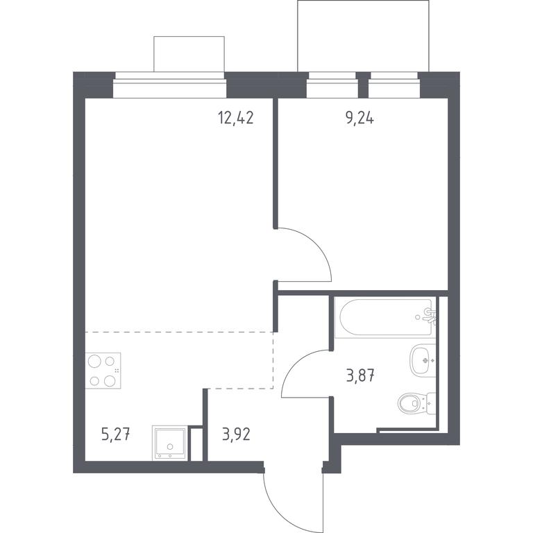 Apartment Sale, 34.72平方米 at Molzhaninovo, Leningradskoye Highway, 229, Moscow, Russia #1