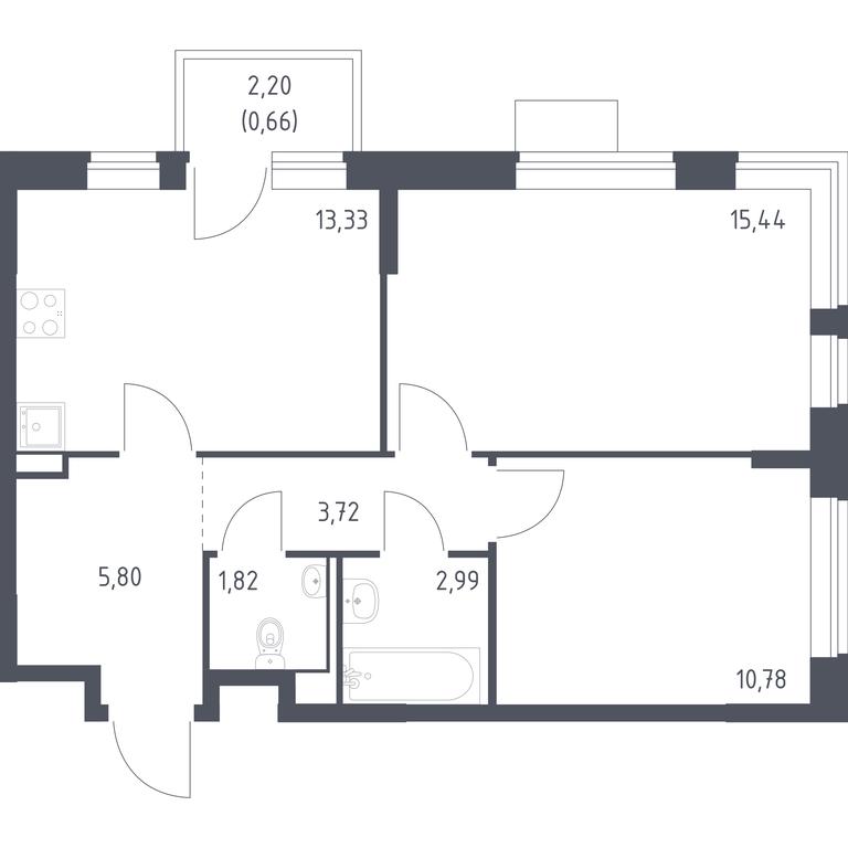 Продажа 1-комн. квартиры, 54,54 м² в ЖК «Молжаниново», Ленинградское шоссе, 229, Москва, Россия #1 Продажа 1-комн. квартиры, 54,54 м² в ЖК «Молжаниново», Ленинградское шоссе, 229, Москва, Россия #1