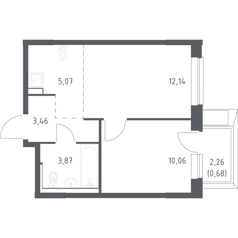 Продажа квартиры, 35,28 м² в ЖК «Егорово Парк», 1-й квартал, посёлок Жилино-1, городской округ Люберцы, Московская область, Россия #1 Продажа квартиры, 35,28 м² в ЖК «Егорово Парк», 1-й квартал, посёлок Жилино-1, городской округ Люберцы, Московская область, Россия #1