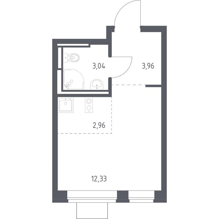 Apartment Sale, 22.29 sq. m. at Bogdanovskiy Les, derevnya Bogdanikha, Leninskiy City District, Moscow Region, Russia #1 Apartment Sale, 22.29 sq. m. at Bogdanovskiy Les, derevnya Bogdanikha, Leninskiy City District, Moscow Region, Russia #1