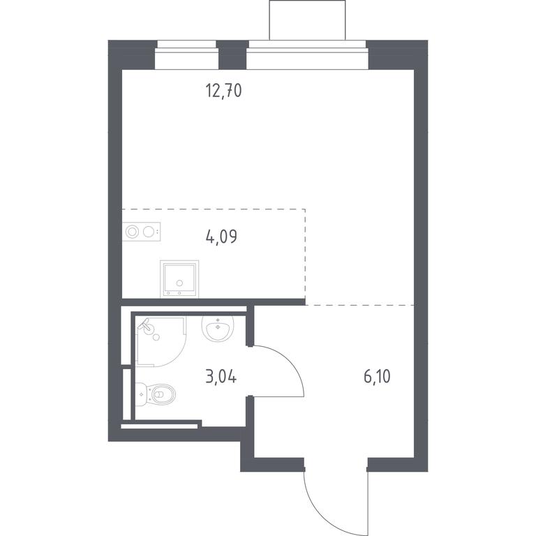 Apartment Sale, 25.93 sq. m. at Bogdanovskiy Les, derevnya Bogdanikha, Leninskiy City District, Moscow Region, Russia #1 Apartment Sale, 25.93 sq. m. at Bogdanovskiy Les, derevnya Bogdanikha, Leninskiy City District, Moscow Region, Russia #1