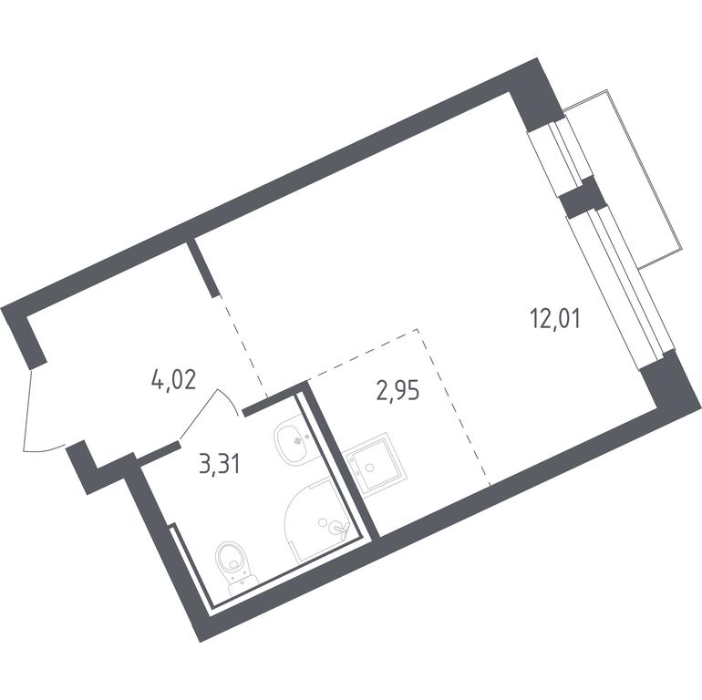 Apartment Sale, 22.29 sq. m. at Rublevskiy Kvartal, Laykovo Green Quarter, zhiloy kompleks Gorod-sobytiye Laykovo, selo Laykovo, Odintsovskiy City District, Moscow Region, Russia #1 Apartment Sale, 22.29 sq. m. at Rublevskiy Kvartal, Laykovo Green Quarter, zhiloy kompleks Gorod-sobytiye Laykovo, selo Laykovo, Odintsovskiy City District, Moscow Region, Russia #1