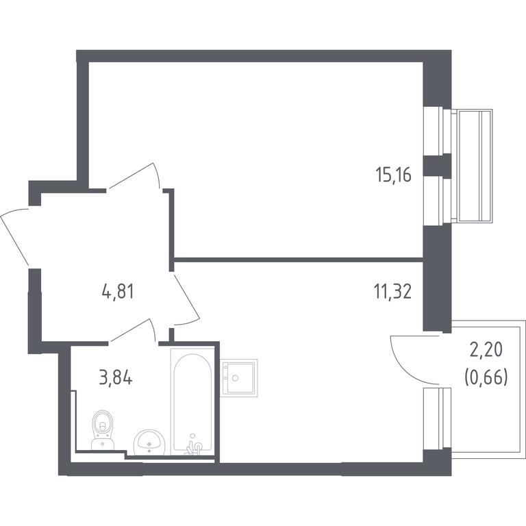 Apartment Sale, 35.79 sq. m. at Rublevskiy Kvartal, Laykovo Green Quarter, zhiloy kompleks Gorod-sobytiye Laykovo, selo Laykovo, Odintsovskiy City District, Moscow Region, Russia #1 Apartment Sale, 35.79 sq. m. at Rublevskiy Kvartal, Laykovo Green Quarter, zhiloy kompleks Gorod-sobytiye Laykovo, selo Laykovo, Odintsovskiy City District, Moscow Region, Russia #1