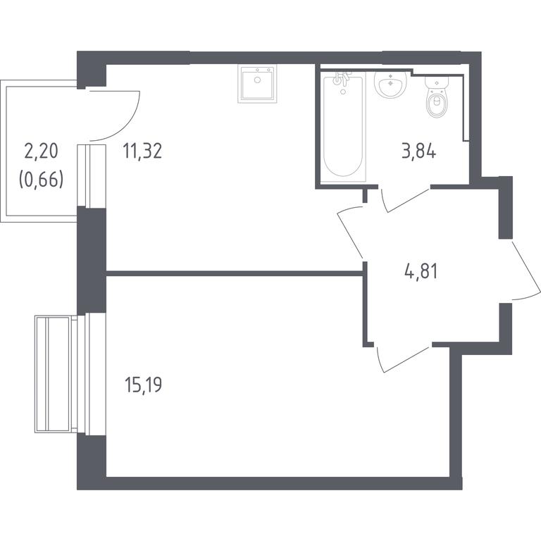Apartment Sale, 35.82平方米 at Rublevskiy Kvartal, Laykovo Green Quarter, zhiloy kompleks Gorod-sobytiye Laykovo, selo Laykovo, Odintsovskiy City District, Moscow Region, Russia #1 Apartment Sale, 35.82平方米 at Rublevskiy Kvartal, Laykovo Green Quarter, zhiloy kompleks Gorod-sobytiye Laykovo, selo Laykovo, Odintsovskiy City District, Moscow Region, Russia #1