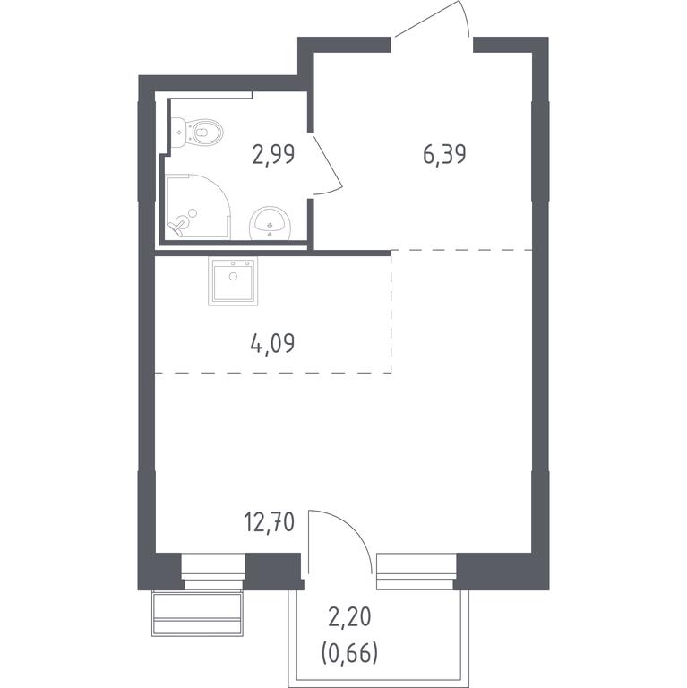 Apartment Sale, 26.83 sq. m. at Rublevskiy Kvartal, Laykovo Green Quarter, zhiloy kompleks Gorod-sobytiye Laykovo, selo Laykovo, Odintsovskiy City District, Moscow Region, Russia #1 Apartment Sale, 26.83 sq. m. at Rublevskiy Kvartal, Laykovo Green Quarter, zhiloy kompleks Gorod-sobytiye Laykovo, selo Laykovo, Odintsovskiy City District, Moscow Region, Russia #1