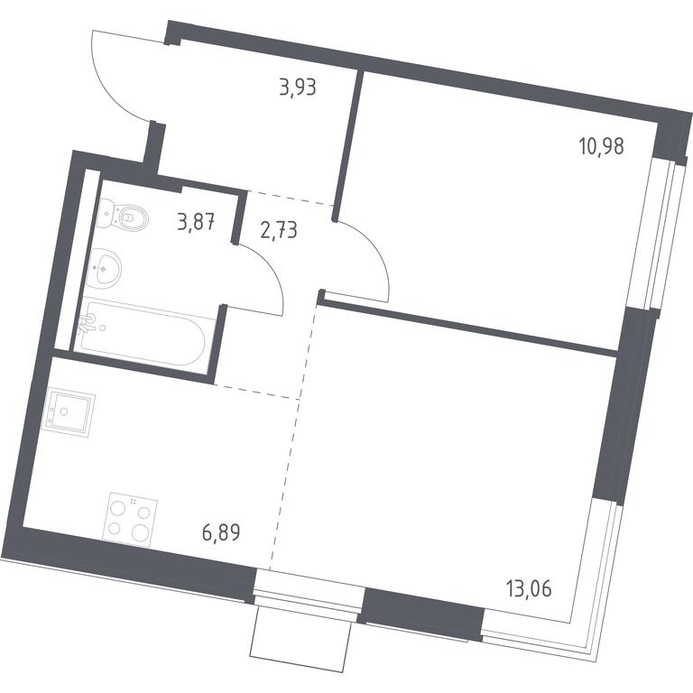 Apartment Sale, 41.46 sq. m. at Kvartal Zapadnyj, kvartal № 76, Marushkinskoye Settlement, Moscow, Russia #1 Apartment Sale, 41.46 sq. m. at Kvartal Zapadnyj, kvartal № 76, Marushkinskoye Settlement, Moscow, Russia #1