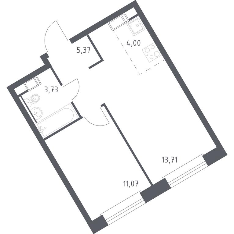 Apartment Sale, 37.88 sq. m. at Eko Bunino, prospekt Kuprina, 34к1, Sosenskoye Settlement, Moscow, Russia #1 Apartment Sale, 37.88 sq. m. at Eko Bunino, prospekt Kuprina, 34к1, Sosenskoye Settlement, Moscow, Russia #1