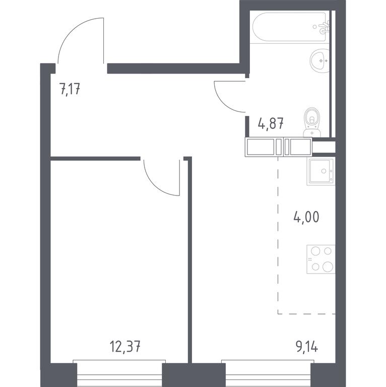 Apartment Sale, 37.55 sq. m. at Eko Bunino, prospekt Kuprina, 34к1, Sosenskoye Settlement, Moscow, Russia #1 Apartment Sale, 37.55 sq. m. at Eko Bunino, prospekt Kuprina, 34к1, Sosenskoye Settlement, Moscow, Russia #1