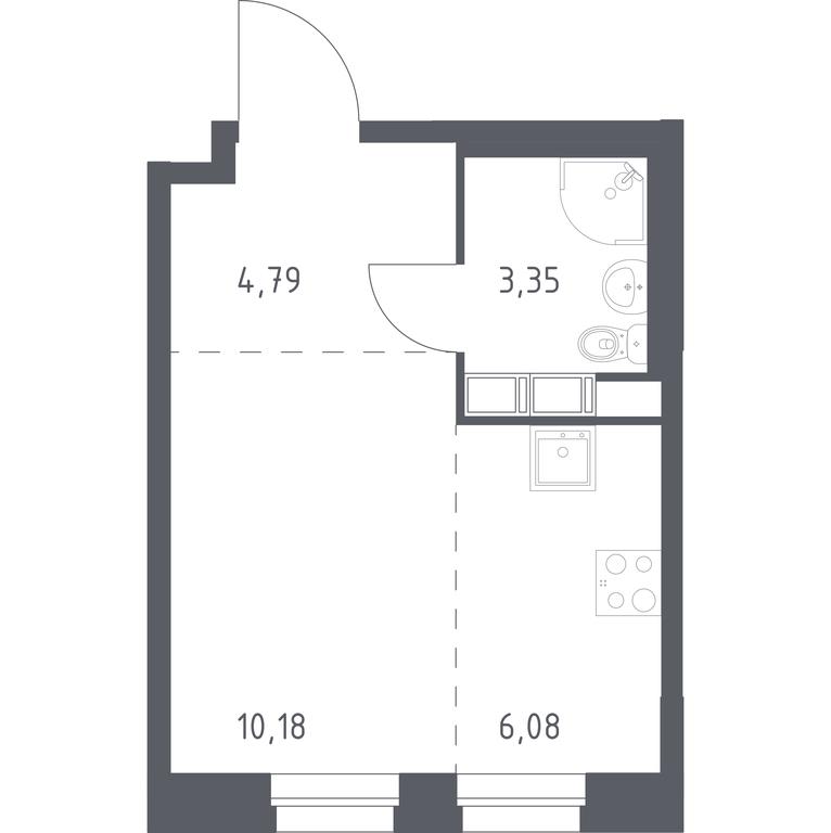 Apartment Sale, 24.4 sq. m. at Eko Bunino, prospekt Kuprina, 34к1, Sosenskoye Settlement, Moscow, Russia #1 Apartment Sale, 24.4 sq. m. at Eko Bunino, prospekt Kuprina, 34к1, Sosenskoye Settlement, Moscow, Russia #1