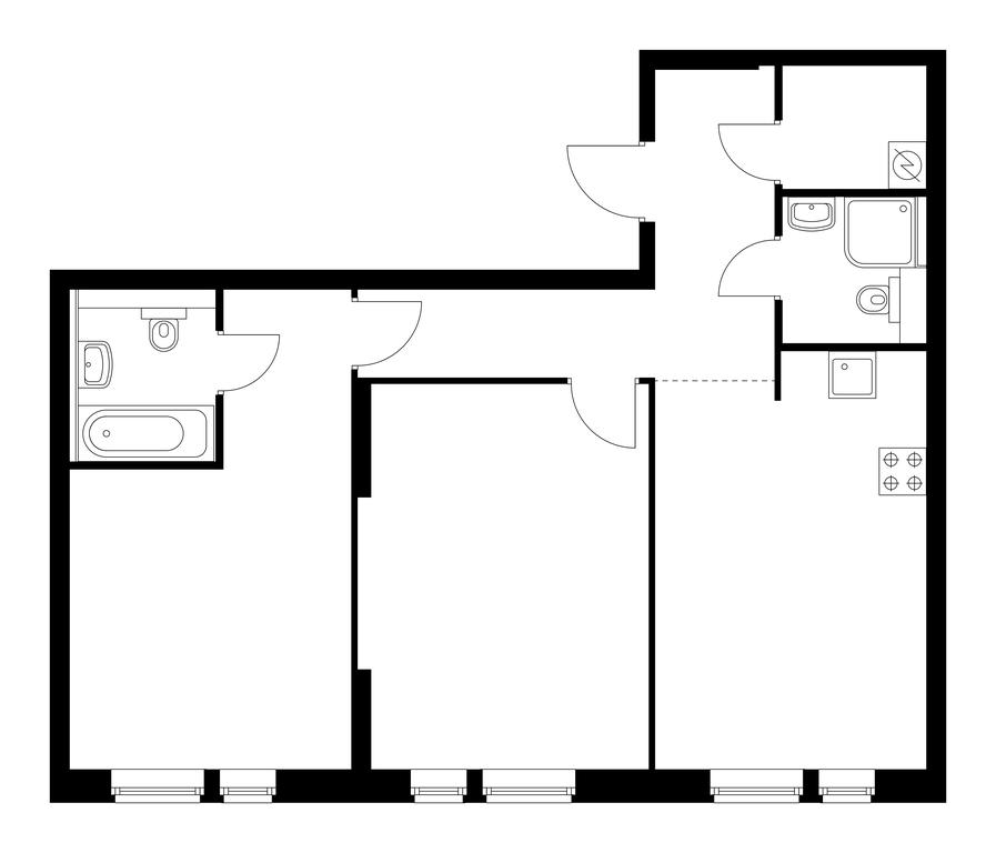 Продажа 2-комн. квартиры, 68,8 м² в ЖК «Грин парк (Green park)», Берёзовая аллея, 17к1, Москва, Россия #1