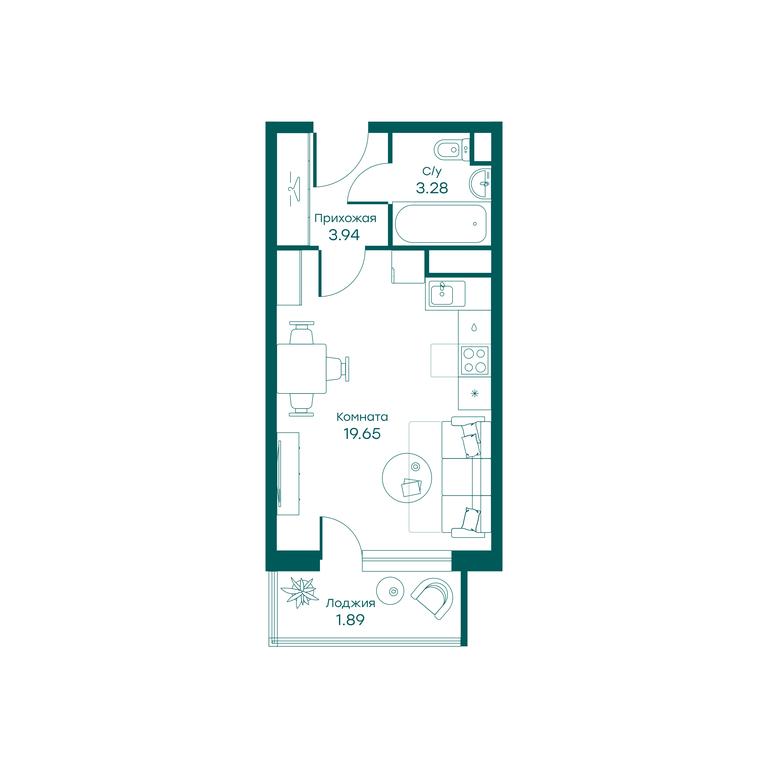 Apartment Sale, 28.7 sq. m. at Ravnovesie, zhiloy kompleks Ravnovesiye, selo Perkhushkovo, Odintsovskiy City District, Moscow Region, Russia #1 Apartment Sale, 28.7 sq. m. at Ravnovesie, zhiloy kompleks Ravnovesiye, selo Perkhushkovo, Odintsovskiy City District, Moscow Region, Russia #1