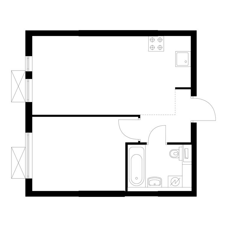 1-BD Apartment Sale, 35.5平方米 at Kuzminskiy Les, mikrorayon Belaya Dacha, 25, Kotelniki, Moscow Region, Russia #1 1-BD Apartment Sale, 35.5平方米 at Kuzminskiy Les, mikrorayon Belaya Dacha, 25, Kotelniki, Moscow Region, Russia #1