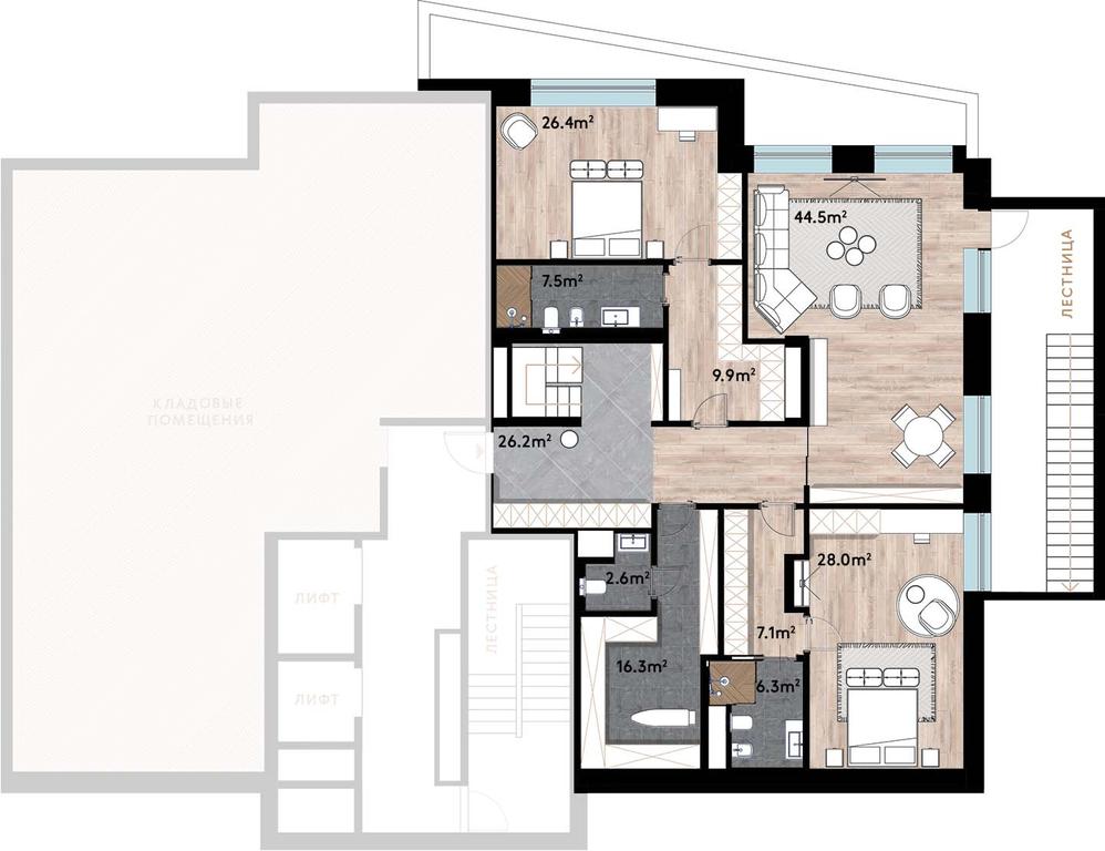 3-BD Apartment Sale, 354平方米 at Woods, 2nd Mosfilmovsky Lane, 3, Moscow, Russia #2 3-BD Apartment Sale, 354平方米 at Woods, 2nd Mosfilmovsky Lane, 3, Moscow, Russia #2