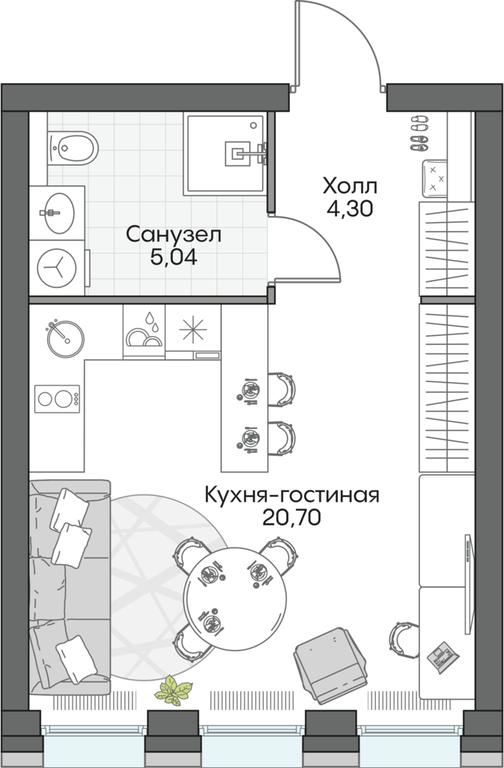 Apartment Sale, 30.3 sq. m. at Dom na naberezhnoy INSIDER (Insayder), Avtozavodskaya Street, Moscow, Russia #1 Apartment Sale, 30.3 sq. m. at Dom na naberezhnoy INSIDER (Insayder), Avtozavodskaya Street, Moscow, Russia #1