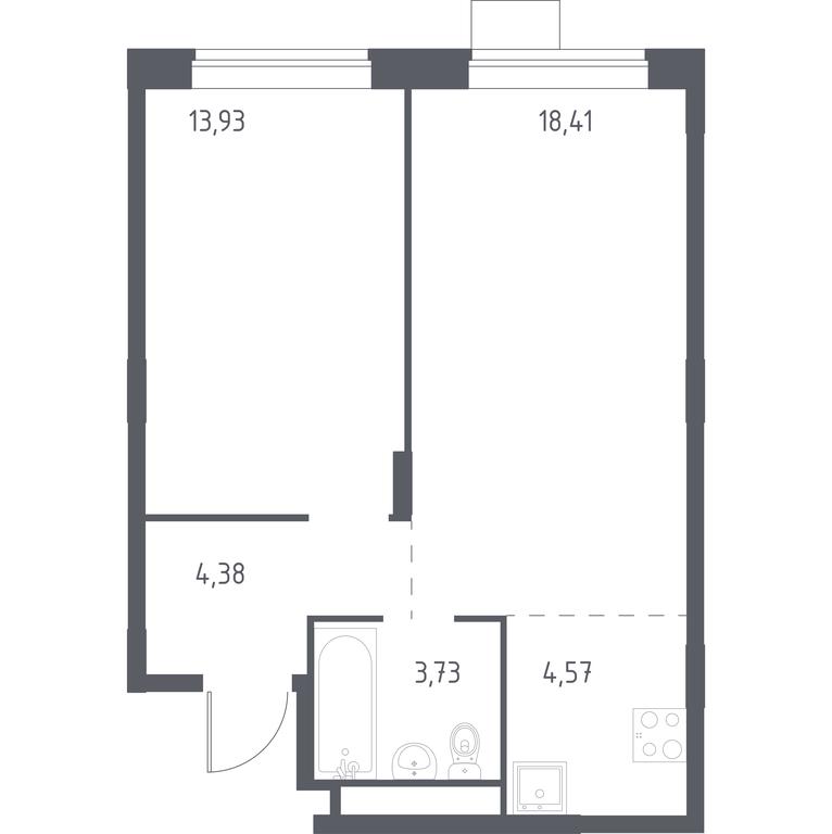 Apartment Sale, 44.2 sq. m. at Novograd Pavlino, Kosinskoye shosse, 2, Novoye Pavlino Microdistrict, Balashikha, Moscow Region, Russia #1 Apartment Sale, 44.2 sq. m. at Novograd Pavlino, Kosinskoye shosse, 2, Novoye Pavlino Microdistrict, Balashikha, Moscow Region, Russia #1