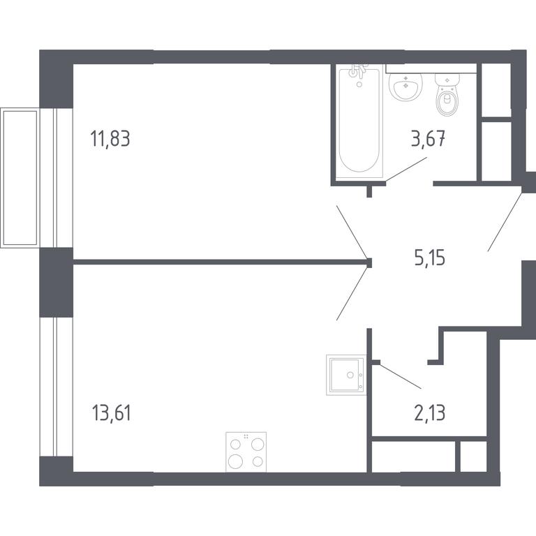Apartment Sale, 36.39 sq. m. at Novograd Pavlino, Kosinskoye shosse, 2, Novoye Pavlino Microdistrict, Balashikha, Moscow Region, Russia #1 Apartment Sale, 36.39 sq. m. at Novograd Pavlino, Kosinskoye shosse, 2, Novoye Pavlino Microdistrict, Balashikha, Moscow Region, Russia #1