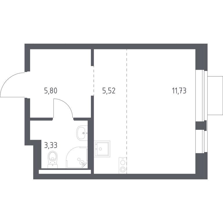Apartment Sale, 26.38 sq. m. at Novoe Vidnoe, Kalinovka Village, Leninskiy City District, Moscow Region, Russia #1 Apartment Sale, 26.38 sq. m. at Novoe Vidnoe, Kalinovka Village, Leninskiy City District, Moscow Region, Russia #1