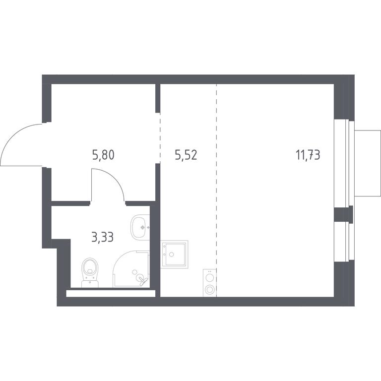 Apartment Sale, 26.38 sq. m. at Novoe Vidnoe, Kalinovka Village, Leninskiy City District, Moscow Region, Russia #1 Apartment Sale, 26.38 sq. m. at Novoe Vidnoe, Kalinovka Village, Leninskiy City District, Moscow Region, Russia #1