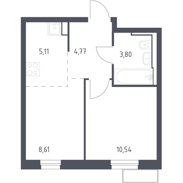 Apartment Sale, 33.03 sq. m. at Kvartal Strogino, zhiloy kompleks Kvartal Strogino, Krasnogorsk, Moscow Region, Russia #1 Apartment Sale, 33.03 sq. m. at Kvartal Strogino, zhiloy kompleks Kvartal Strogino, Krasnogorsk, Moscow Region, Russia #1