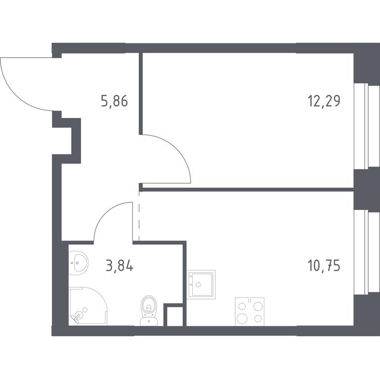 Apartment Sale, 32.74 sq. m. at Eko Bunino, prospekt Kuprina, 34к1, Sosenskoye Settlement, Moscow, Russia #1 Apartment Sale, 32.74 sq. m. at Eko Bunino, prospekt Kuprina, 34к1, Sosenskoye Settlement, Moscow, Russia #1