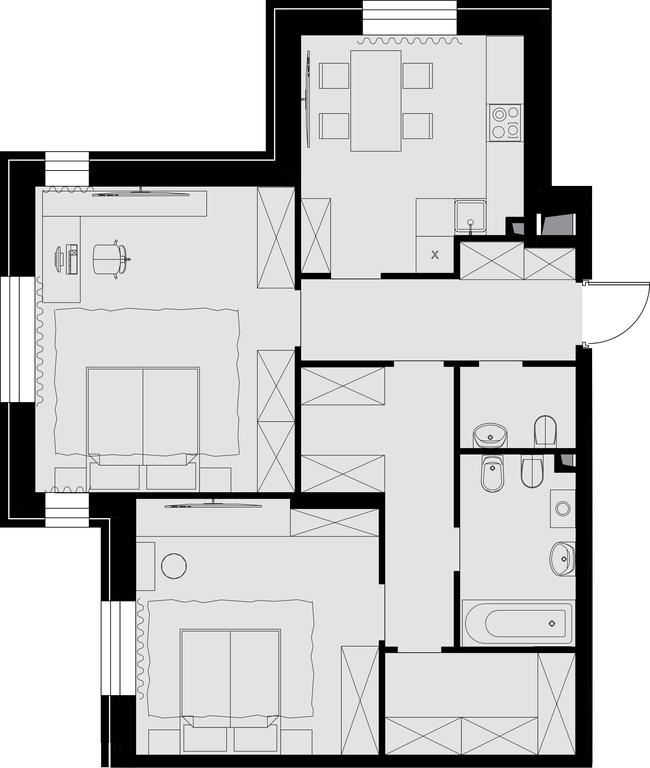 2-BD Apartment Sale, 75 sq. m. at Teatralnyi Kvartal, Rotmistrova Street, 2, Moscow, Russia #1 2-BD Apartment Sale, 75 sq. m. at Teatralnyi Kvartal, Rotmistrova Street, 2, Moscow, Russia #1