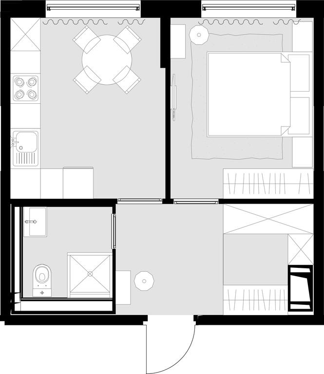 1-BD Apartment Sale, 34.4 sq. m. at Malevich, Otradnaya Street, 8, Moscow, Russia #1