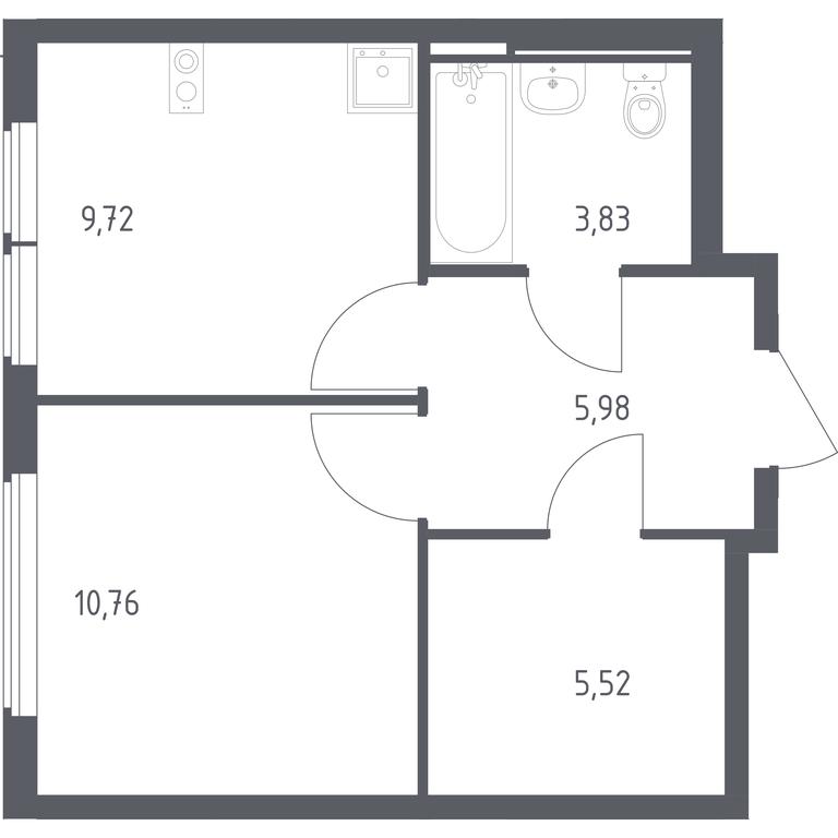Apartment Sale, 35.81平方米 at Ostafevo, Ostafyevskoe Highway, 12к1, Ryazanovskoe Settlement, Moscow, Russia #1 Apartment Sale, 35.81平方米 at Ostafevo, Ostafyevskoe Highway, 12к1, Ryazanovskoe Settlement, Moscow, Russia #1