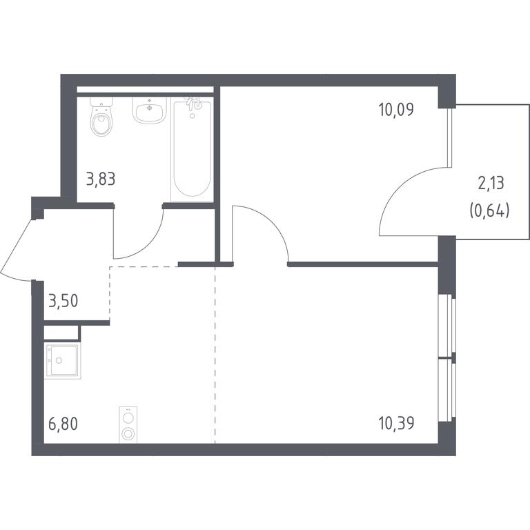 Apartment Sale, 35.25 sq. m. at Ostafevo, Ostafyevskoe Highway, 12к1, Ryazanovskoe Settlement, Moscow, Russia #1 Apartment Sale, 35.25 sq. m. at Ostafevo, Ostafyevskoe Highway, 12к1, Ryazanovskoe Settlement, Moscow, Russia #1